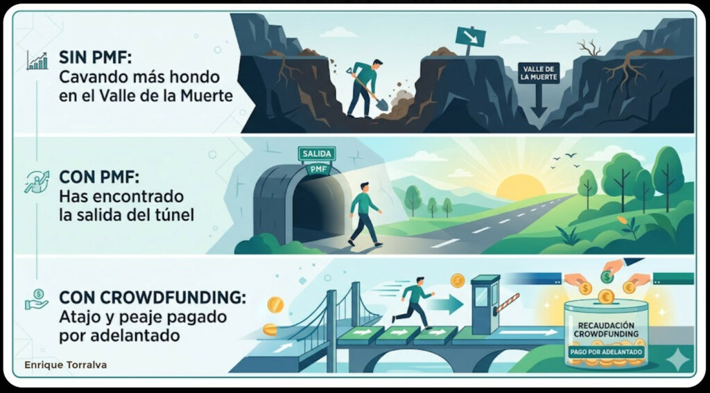 El santo grial camino Al Éxito:El PMF –Product Market Fit Conclusión gráfica del post